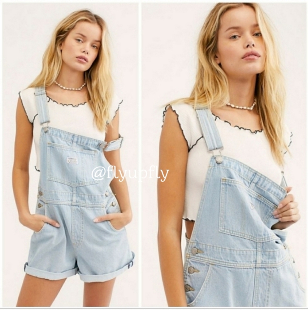 Levi's Shortalls Short Overalls - Picture 2 of 8